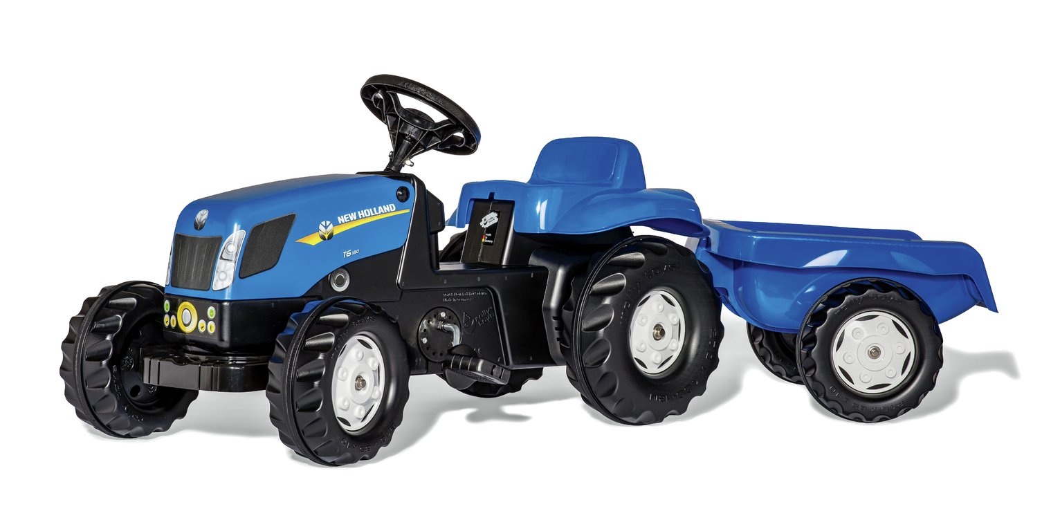 Rolly Kid New Holland T7040 Tractor and Trailer Review