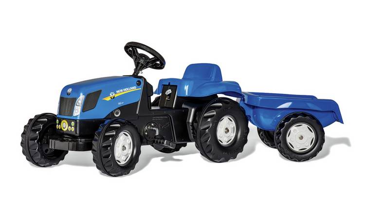 Rolly toys new holland tractor and on sale trailer