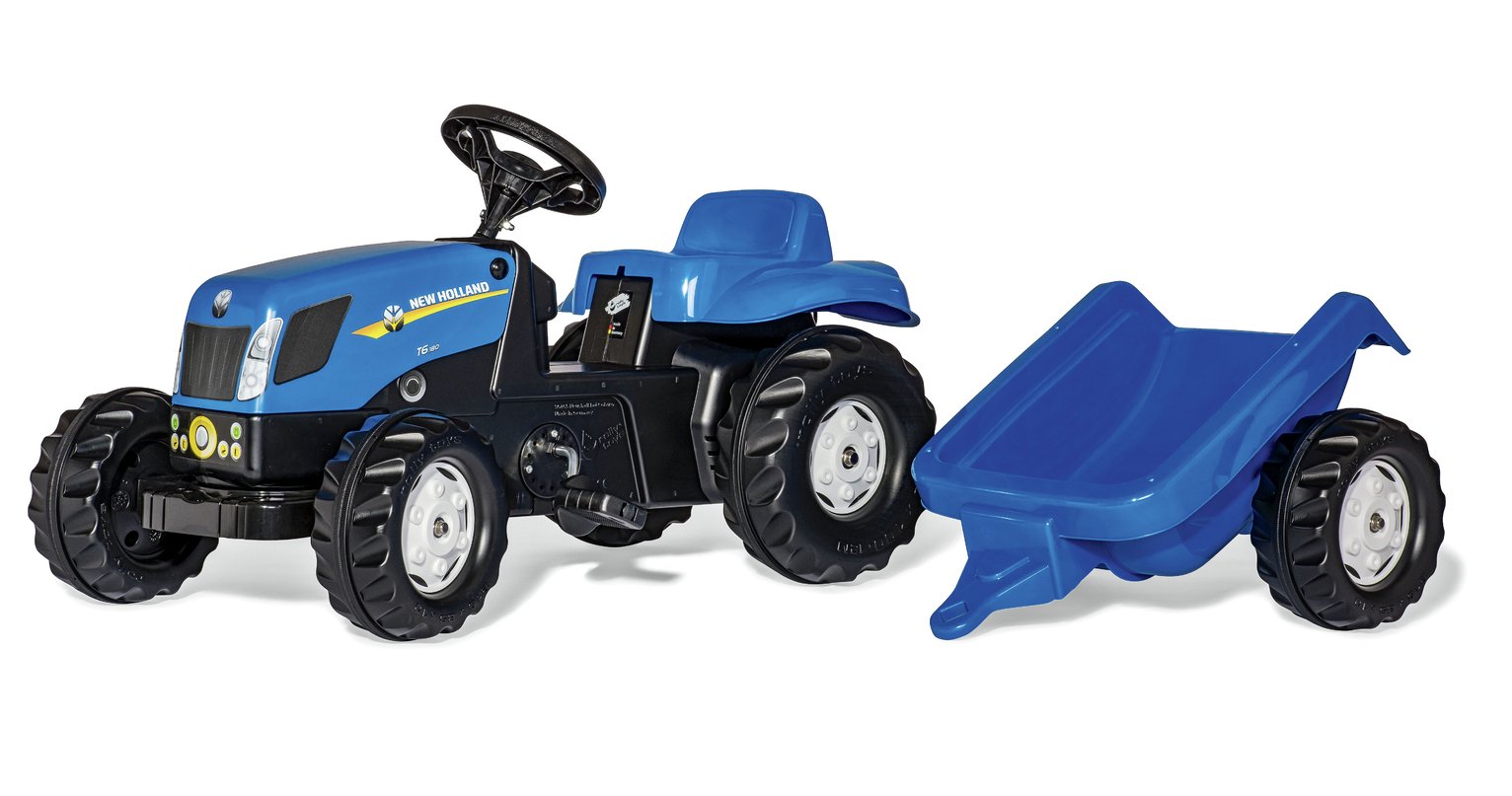 Rolly Kid New Holland T7040 Tractor and Trailer Review