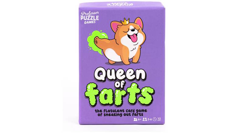 Professor Puzzle Queen Of Farts Card Game