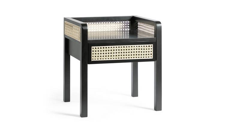 Argos black on sale side table