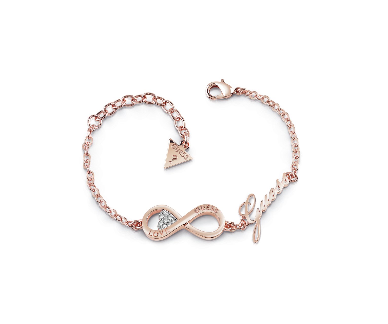 Guess 9ct Rose Gold Plated Endless Love Infinity Bracelet Review