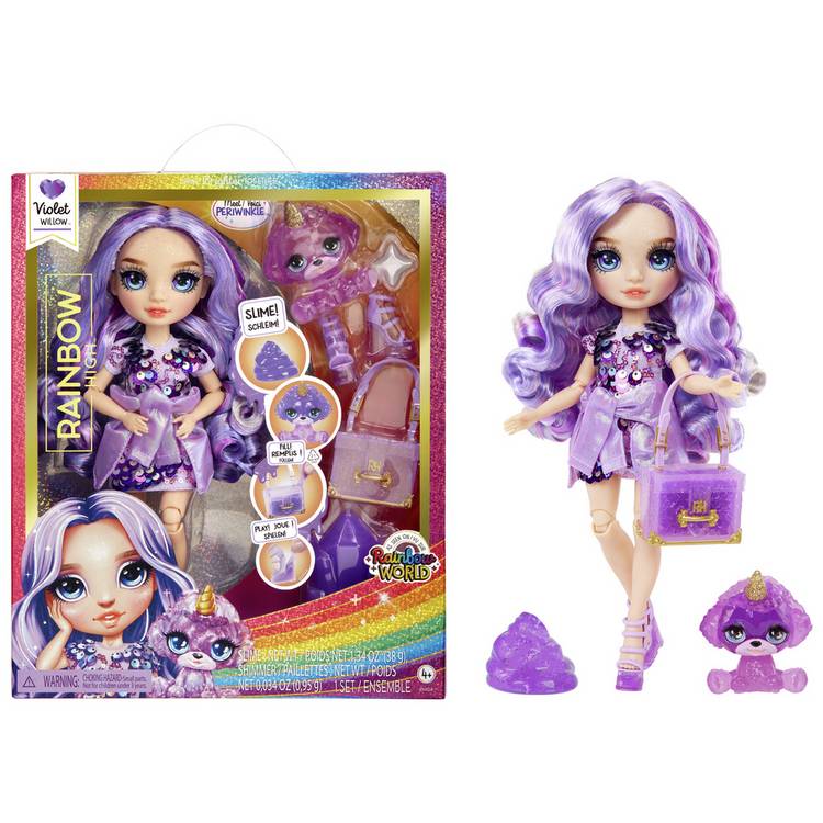 Rainbow High Classic Rainbow Fashion Doll-Violet 0