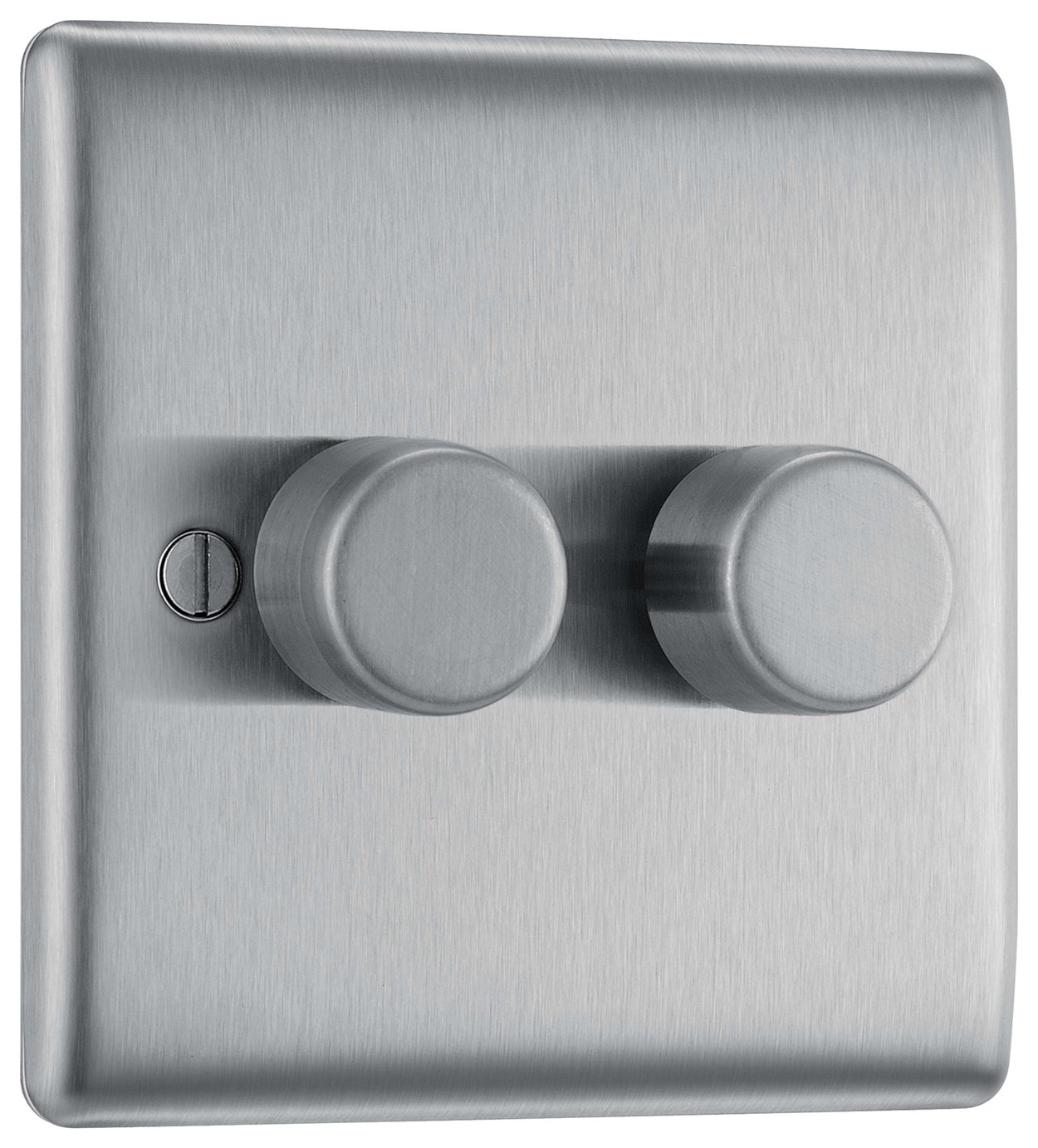 BG 2 Gang 2 Way Dimmer Switch - Stainless Steel