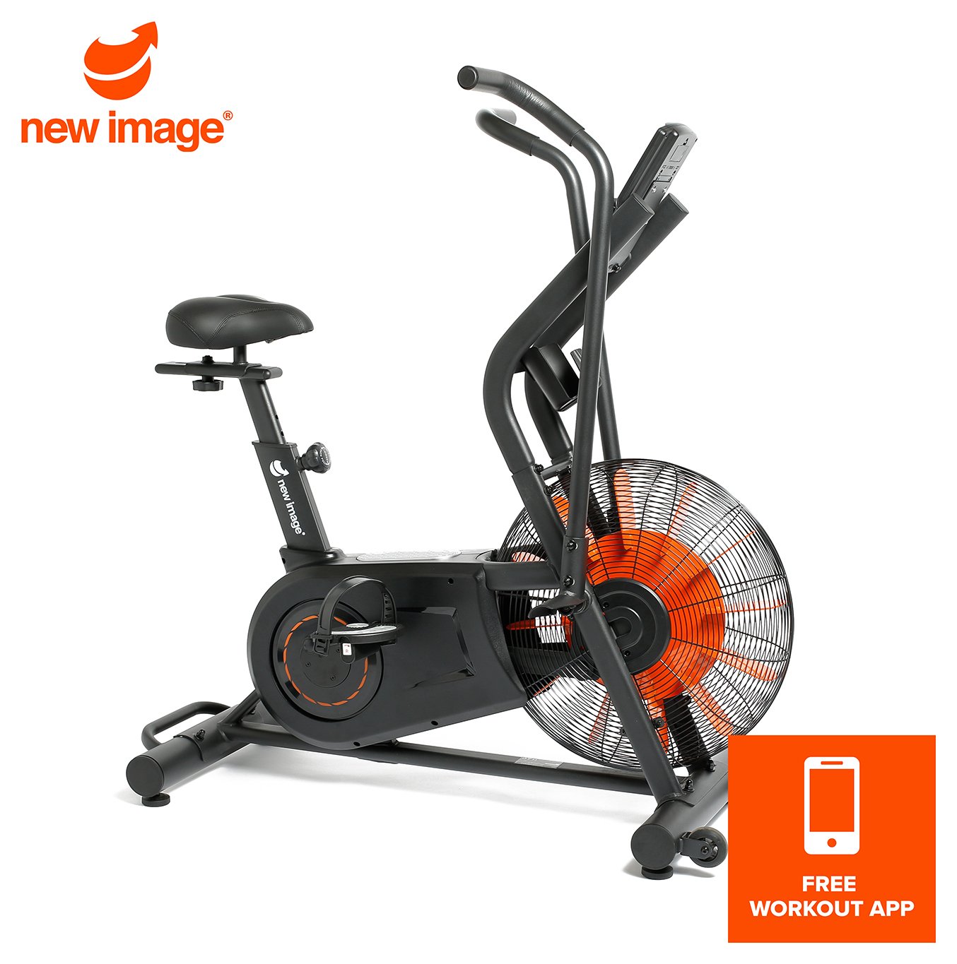 Cyclone X3 Air Assault Exercise Bike by New Image