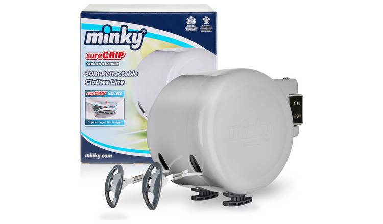 Minky 30m Retractable Reel Outdoor Washing Line