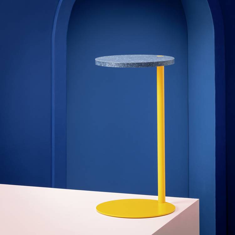 Habitat 60 Side Table by Planq - Yellow 0