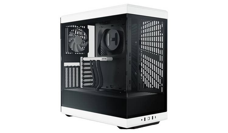 Hyte Y40 Mid Tower ATX Computer Case - White & Black