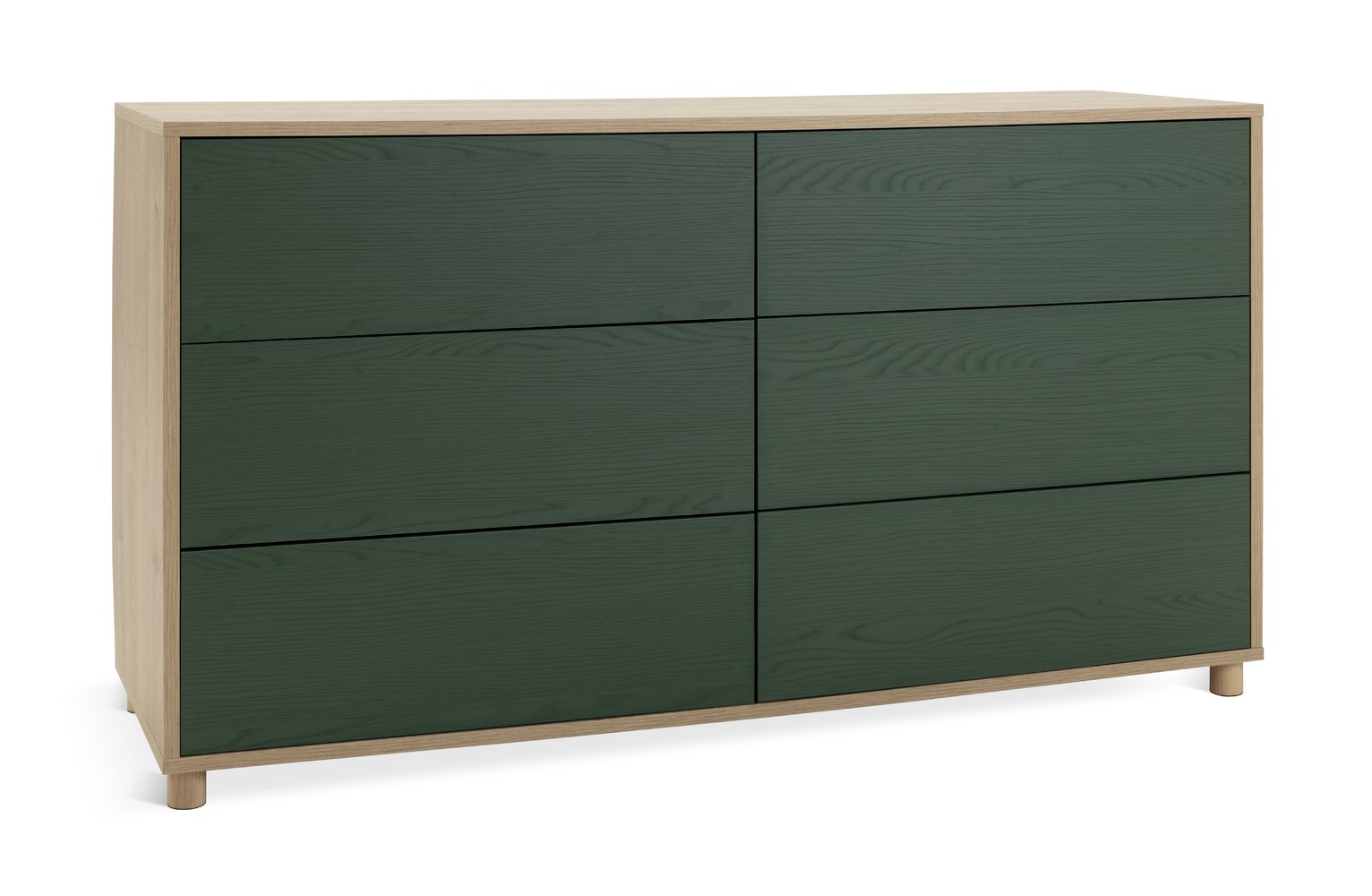 Habitat Koda 6 Drawer Chest - Green
