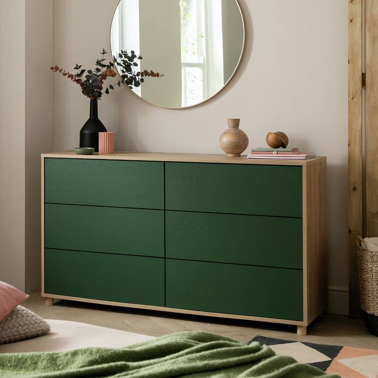 Habitat Koda 6 Drawer Chest - Green 0