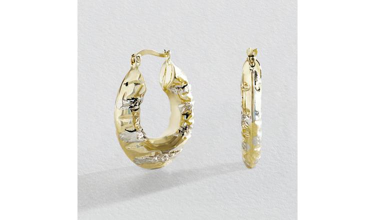 Argos 9 deals carat gold earrings