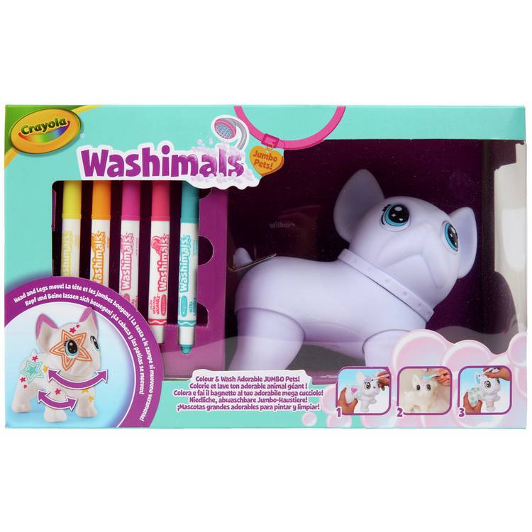 Crayola Washimals Jumbo Colour Playset 0