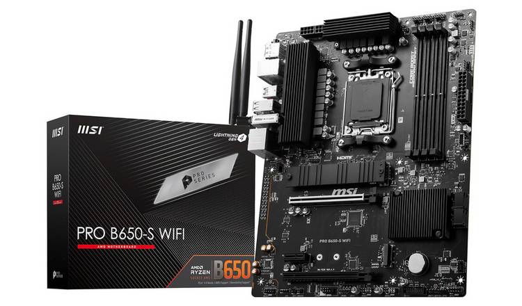 MSI ATX AM5 AMD Pro B650-S Wi-Fi Motherboard