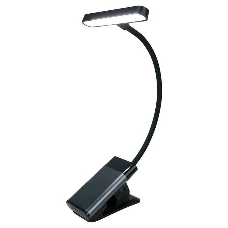 Xtralite Black LED Rechargeable Book Light  0