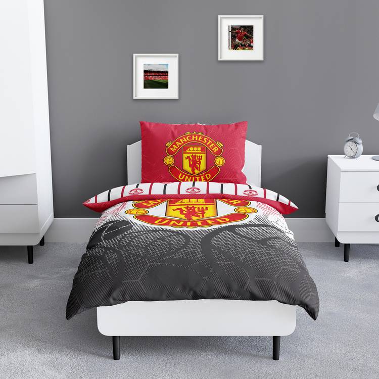 Manchester United Football Kids Bedding Set - Single 0