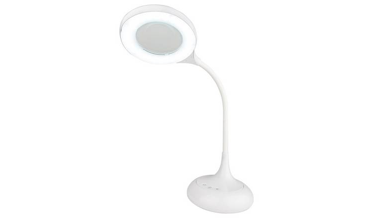 Xtralite LED Magnifier Adjustable Desk Lamp - White