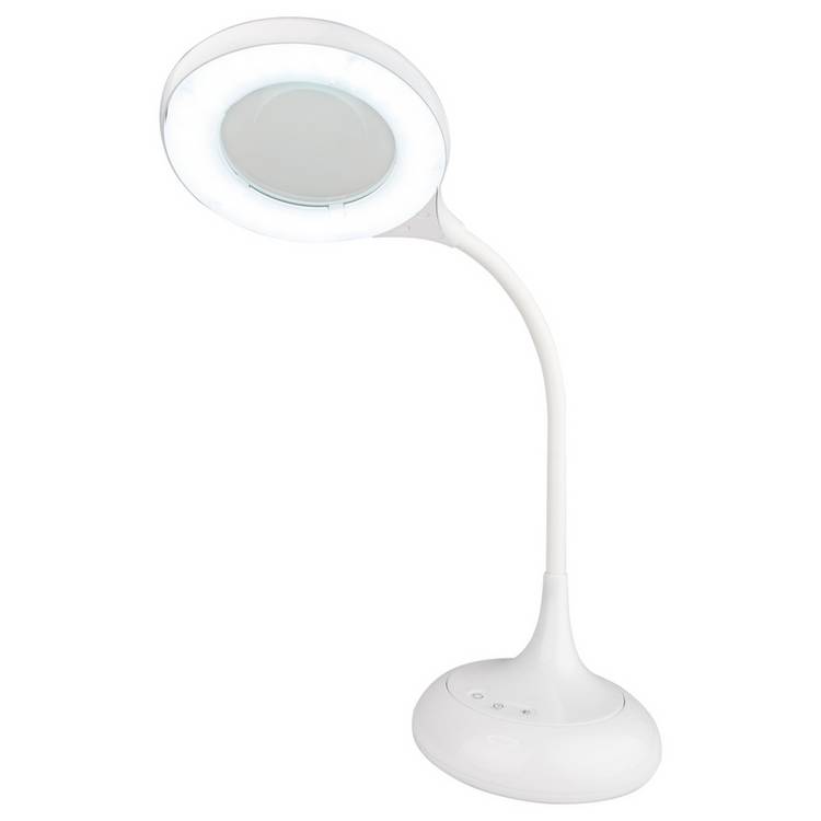Xtralite LED Magnifier Adjustable Desk Lamp - White 0