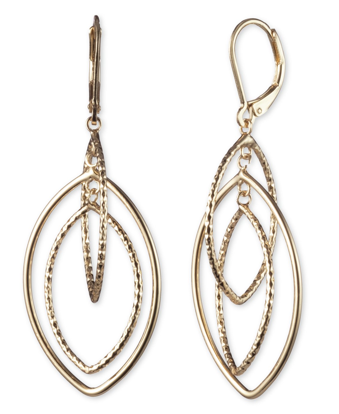 Anne Klein Gold Colour Layered Drop Earrings Review