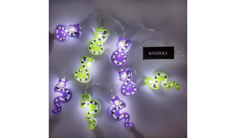 Beetlejuice Shaped 9 LED Halloween String Lights