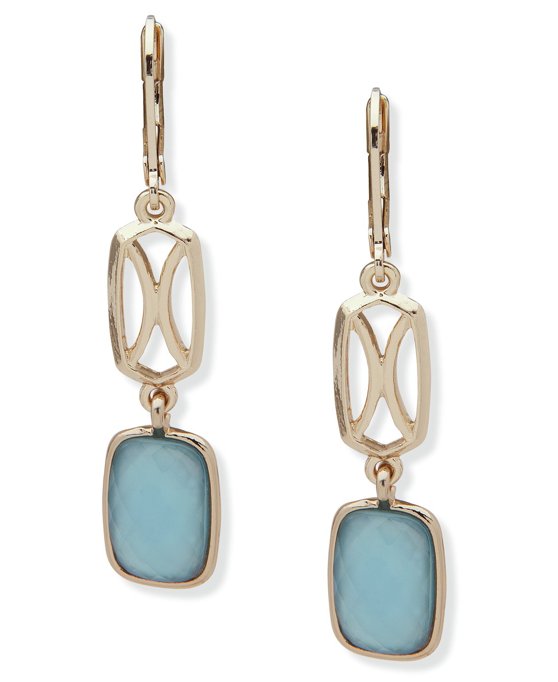 Anne Klein Gold Colour Blue Drop Earrings Review