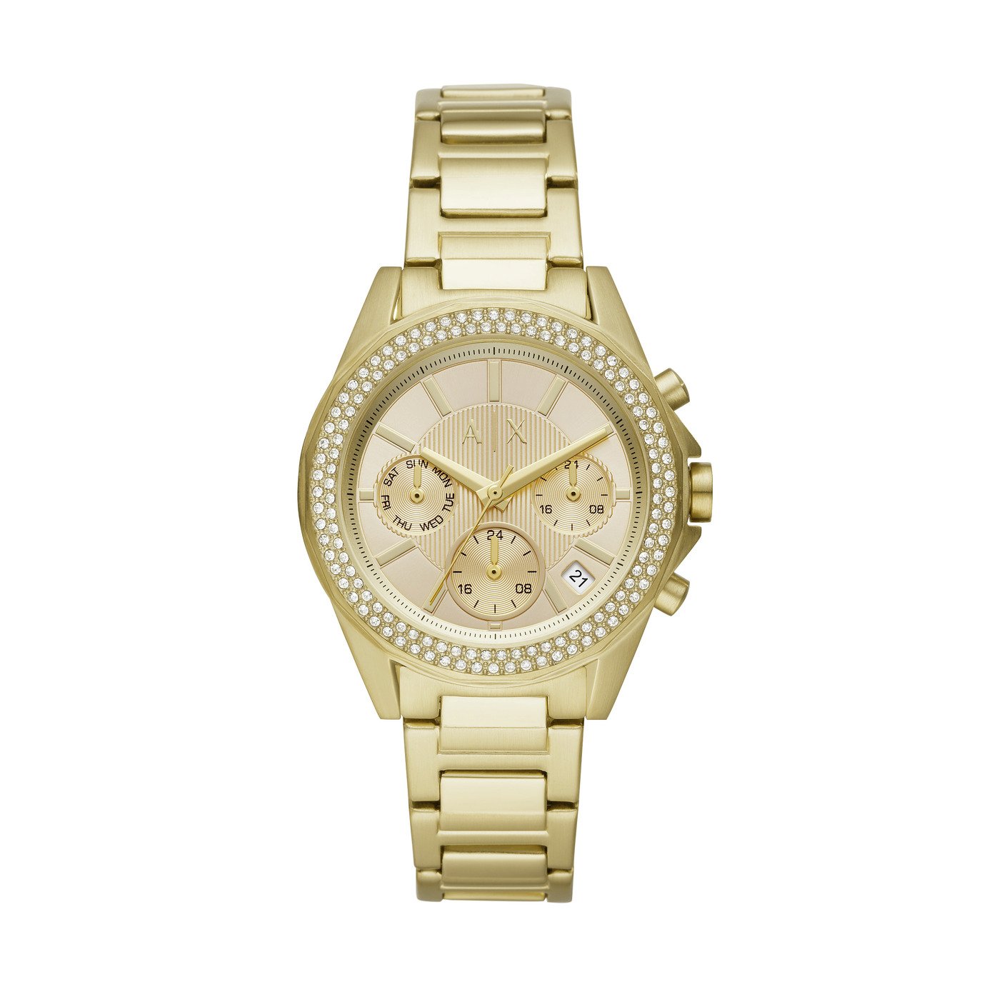 Armani Exchange Ladies Gold Stainless Steel Bracelet Watch Review