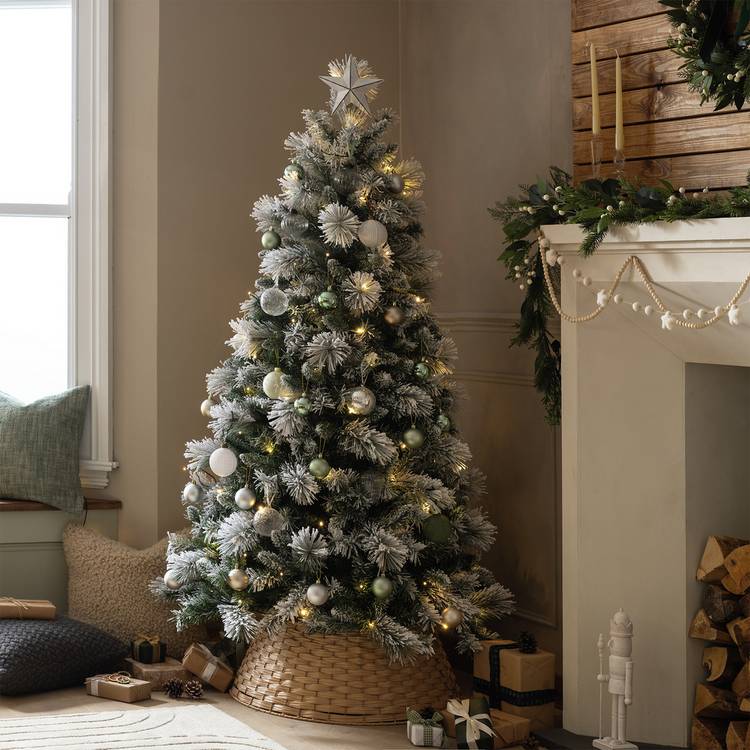 Habitat 6ft Snowy Artic Fir Christmas Tree 0
