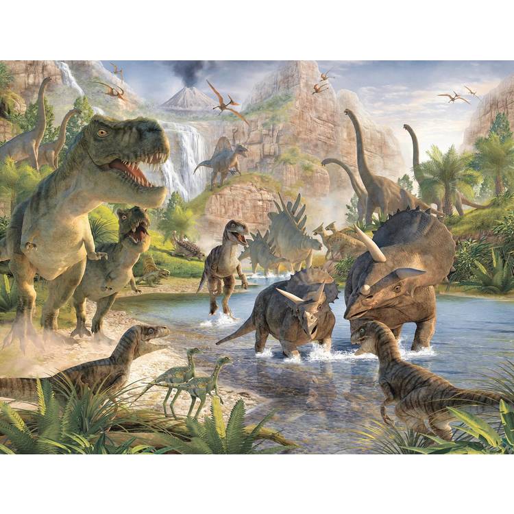 Walltastic Dinosaur Land Kids Wall Mural 0