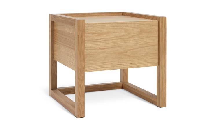 Habitat 60 Hana 1 Drawer Bedside Table - Oak