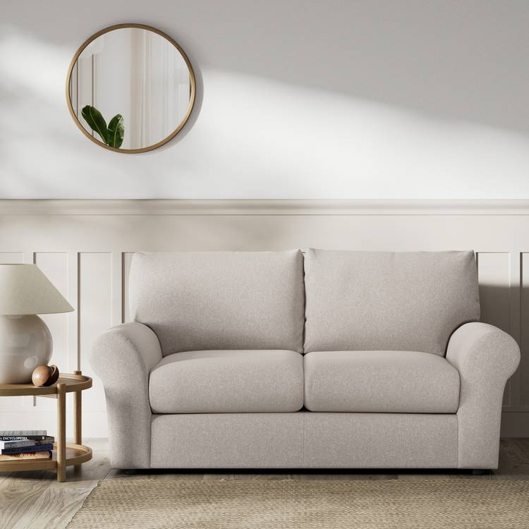 Habitat Molton Fabric 2 Seater Sofa - Stone 0