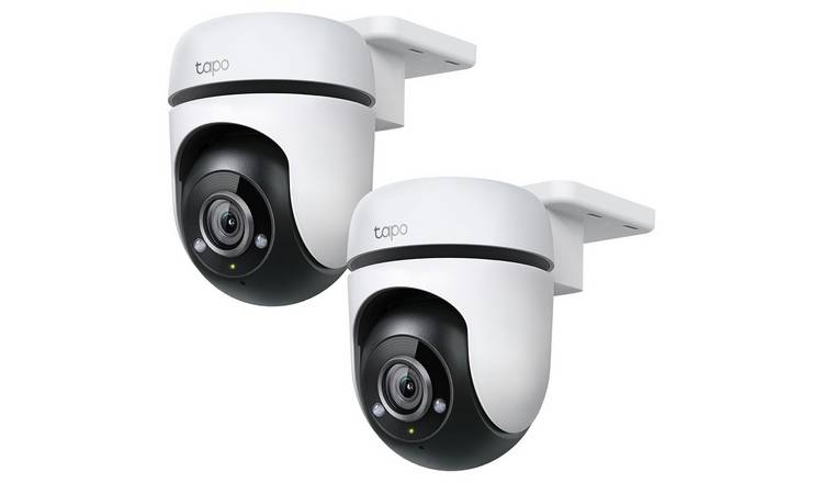 Tapo C500 HD Outdoor Pan/Tilt Wi-Fi Security Camera - 2 Pack
