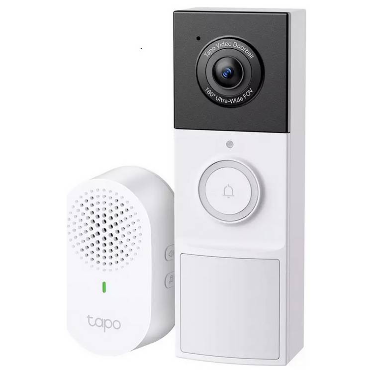 TP-Link Tapo D210 2K Video Doorbell Battery Chime Included 0