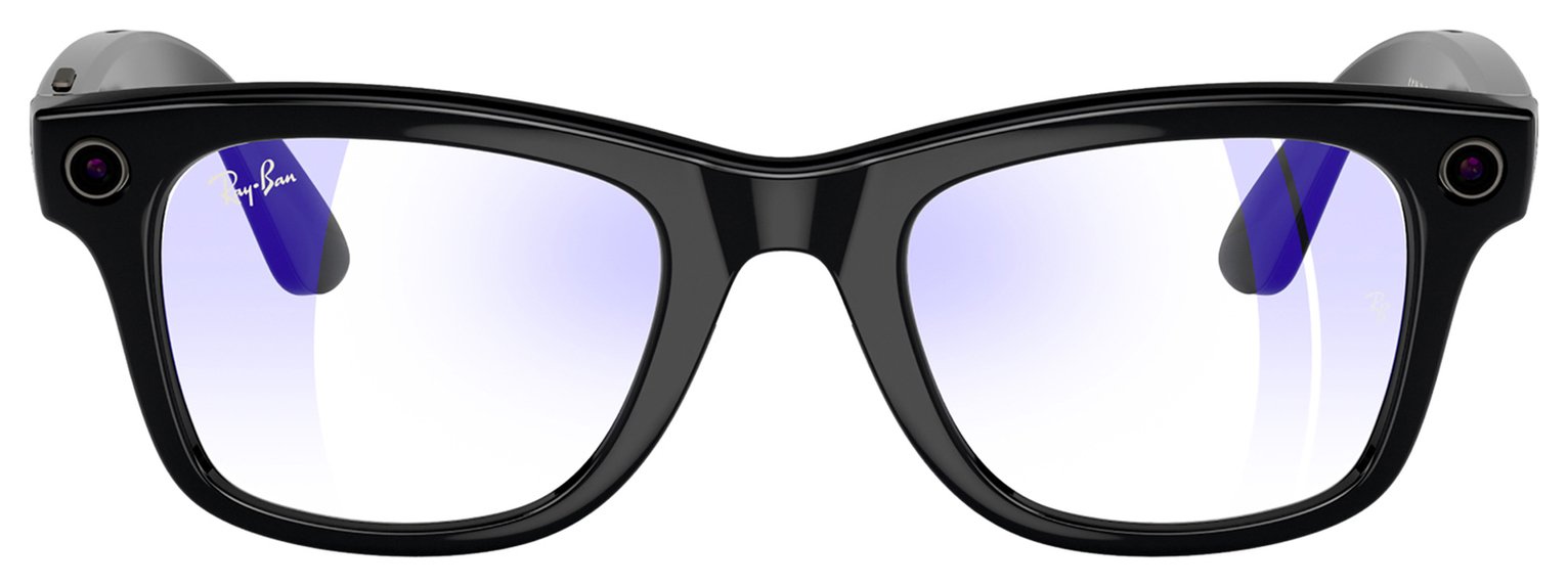 Ray-Ban Meta Wayfarer - Shiny Black, Clear