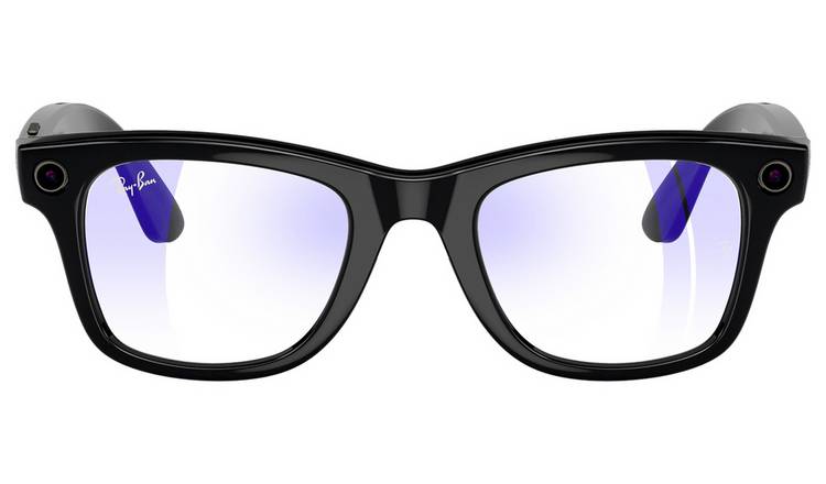 Black and clear ray best sale ban eyeglasses