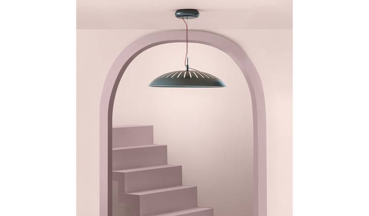 Habitat 60 Ellipse Pendant Light by Sebastian Conran - Grey