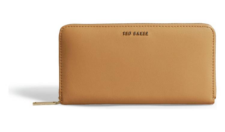 Ted Baker Garcey Large Zip Around Tan Purse