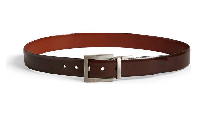 Ted Baker Katchup Brown Leather Belt - Size 34
