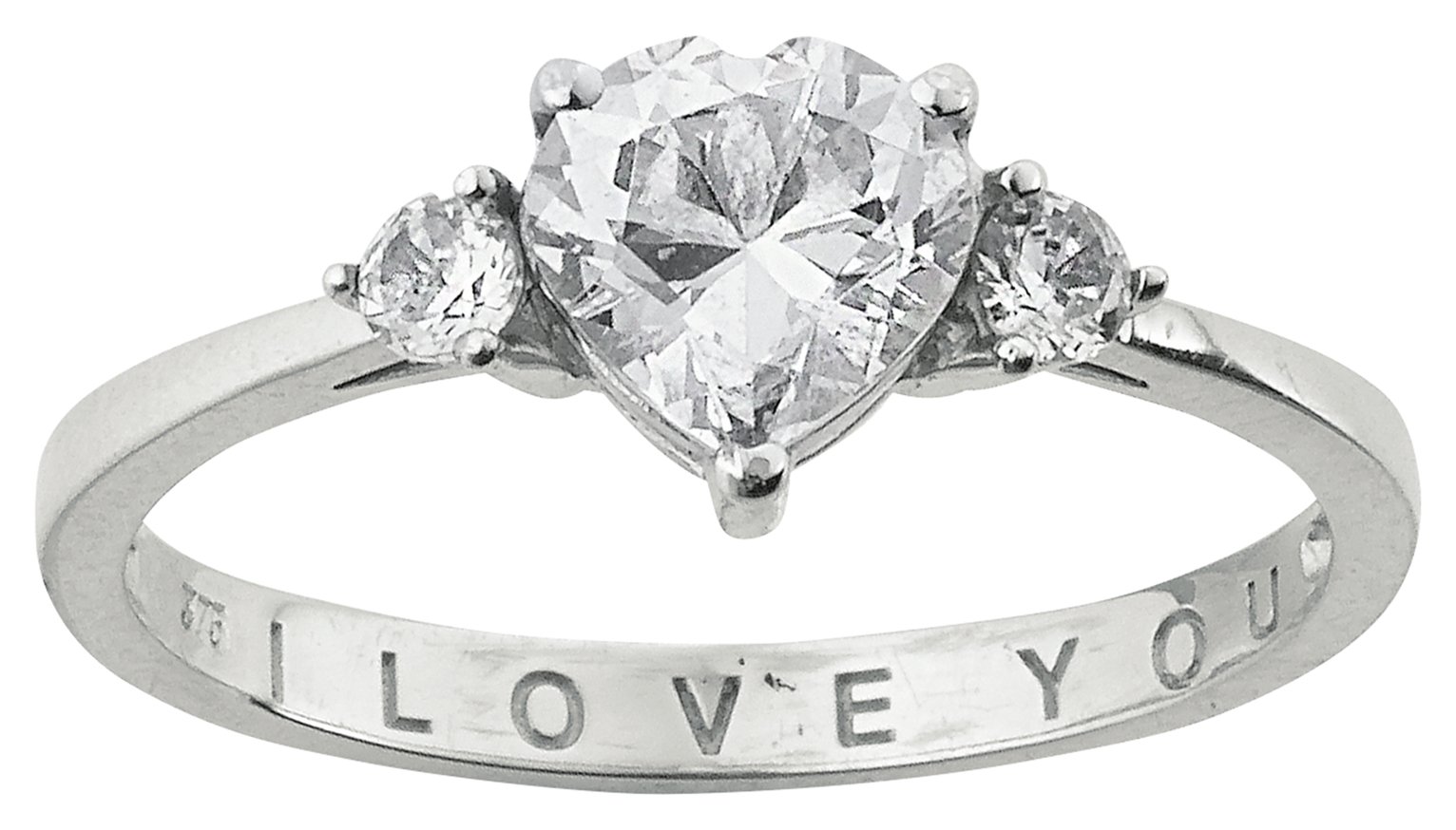 Moon & Back Sterling Silver 'I Love You' Ring Review