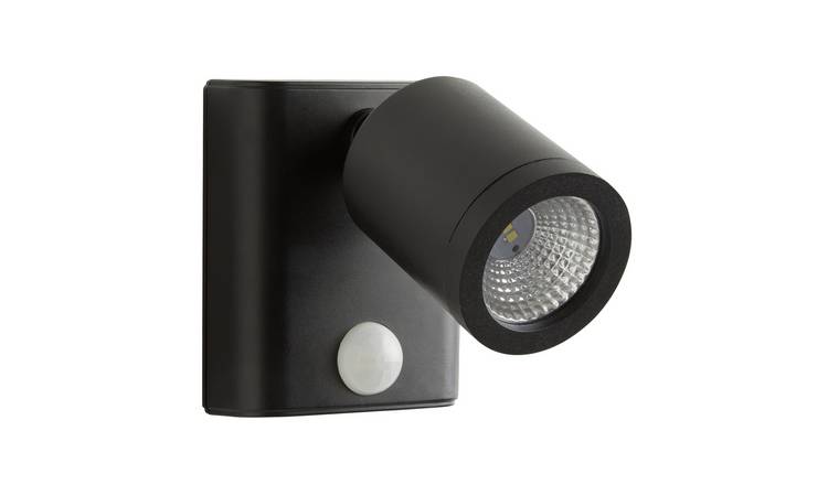 White Plastic Solar Sensor LED Spot Light