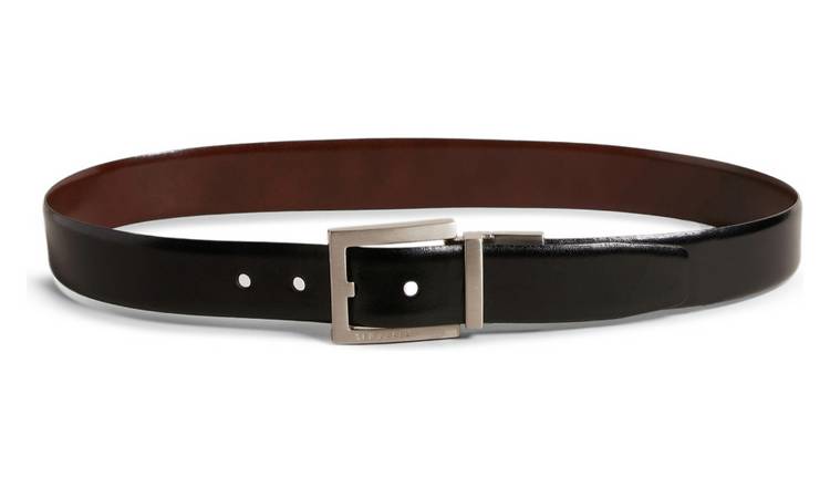 Ted Baker Katchup Black Leather Belt - Size 32
