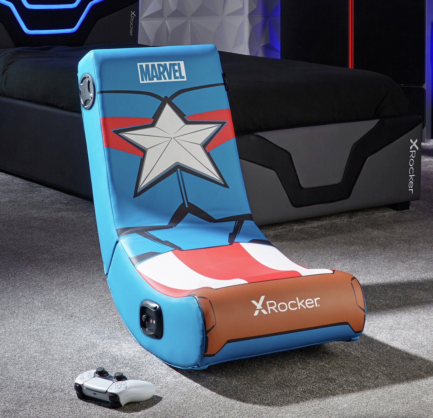 X Rocker Marvel Icon  Captain America Bluetooth Audio Rocker