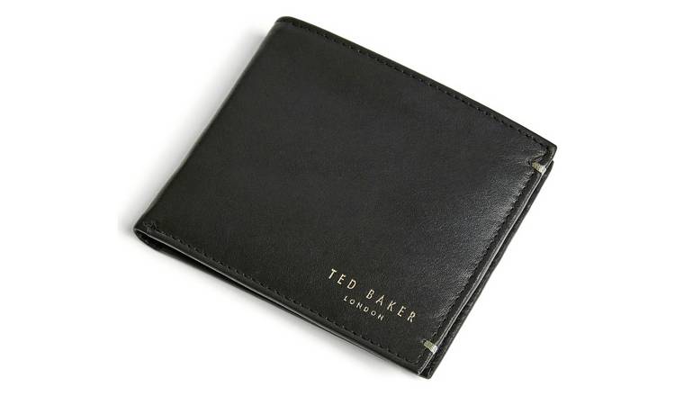 Ted Baker Bifold Black Leather Wallet