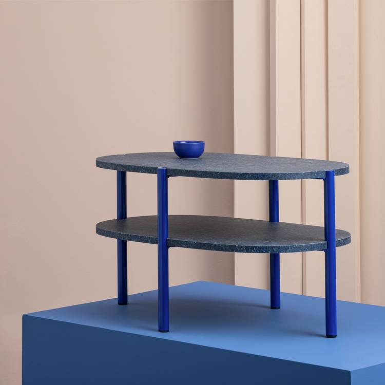 Habitat 60 Coffee Table by Planq - Blue 0