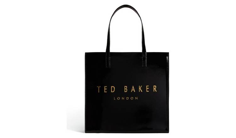 Ted Baker Crinkle Large Icon Black Bag