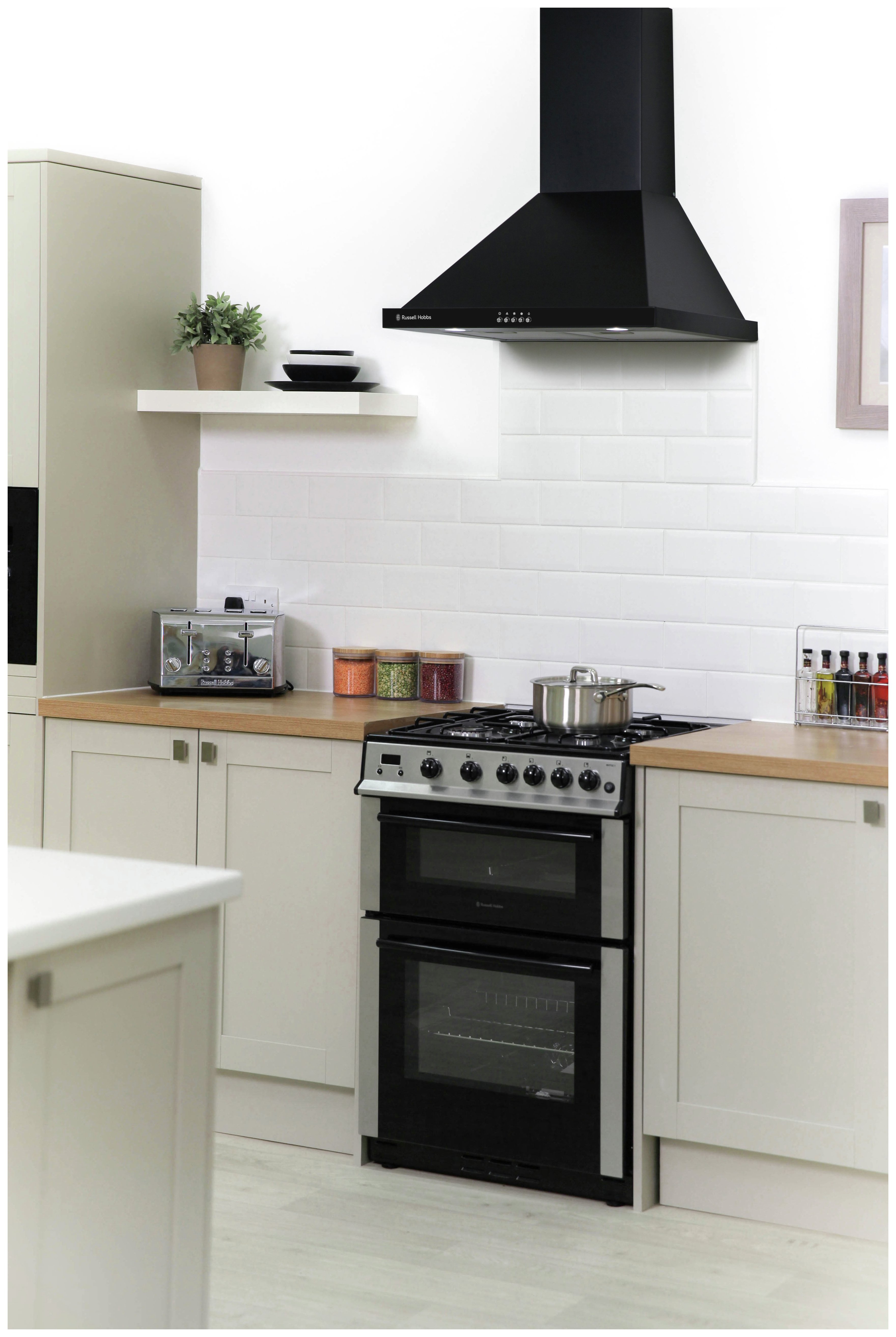 Russell Hobbs RHSCH601B 60cm Steel Cooker Hood Reviews