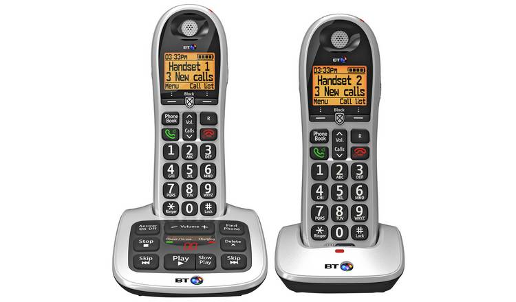 Buy BT 4600 Cordless Telephone with Answer Machine - Twin