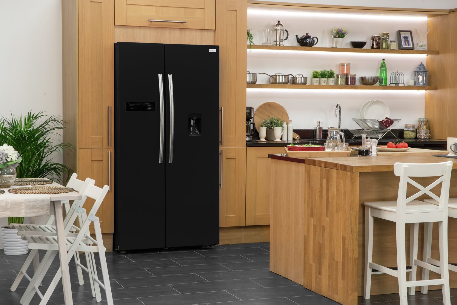 Russell Hobbs RH90FF176BWD Fridge Freezer Black. Reviews