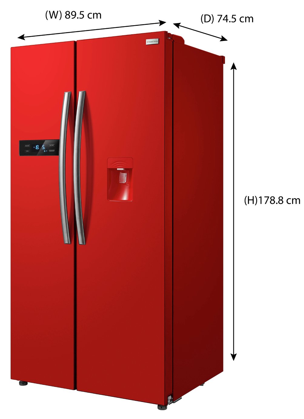 Russell Hobbs RH90FF176RWD Fridge Freezer Red. Reviews