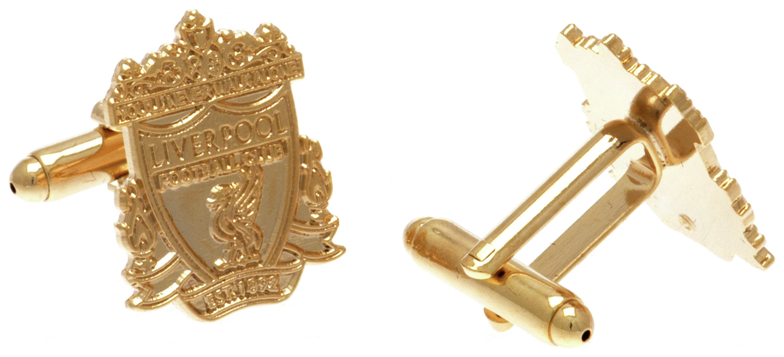 Gold Plated Liverpool FC Cufflinks.