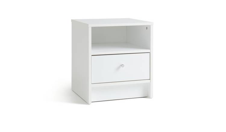 White desk deals with drawers argos