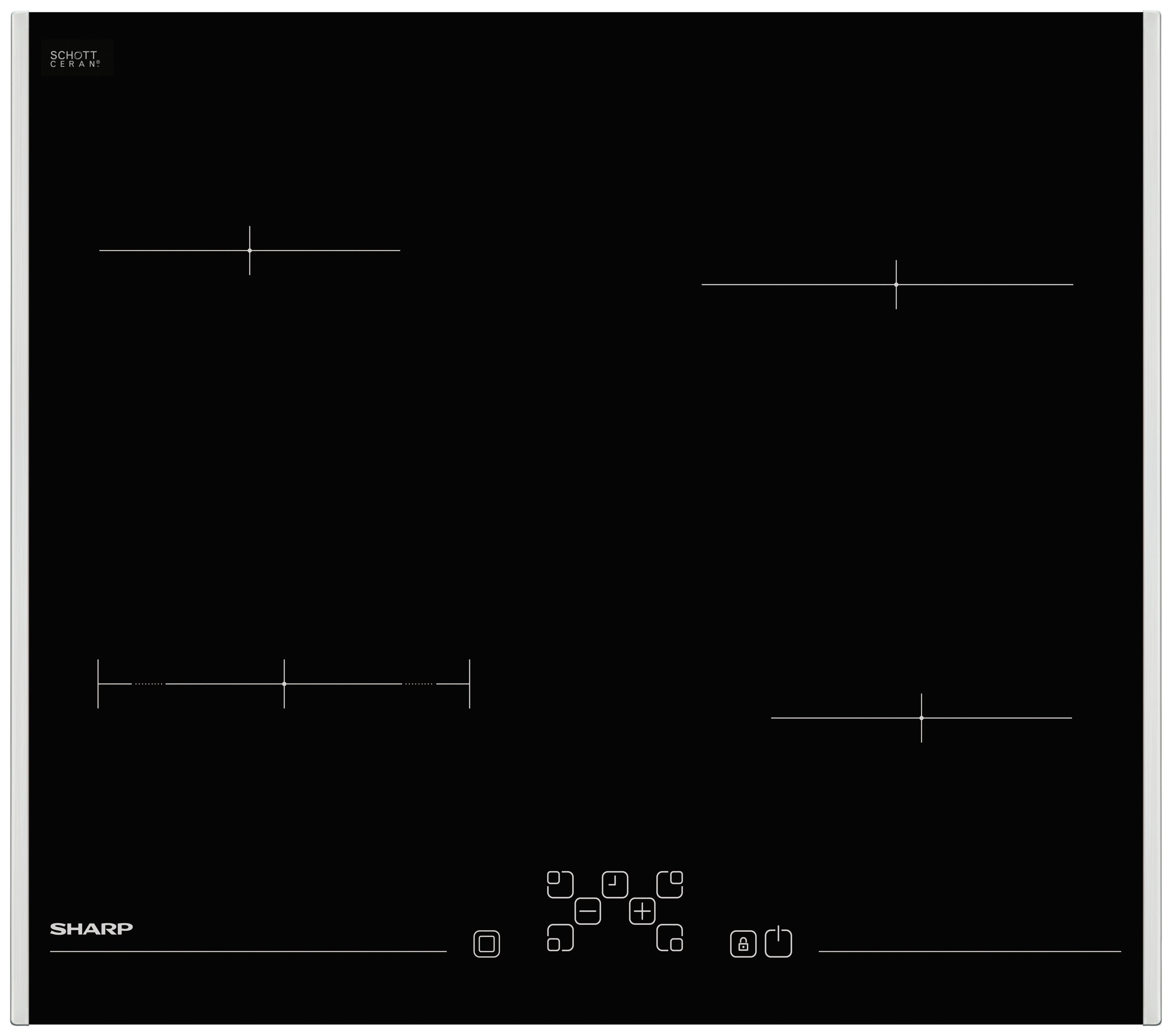 Sharp KH 6V08FT00 Touch Ceramic Hob